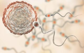 Komórka jajowa i plemniki podczas zapłodnienia